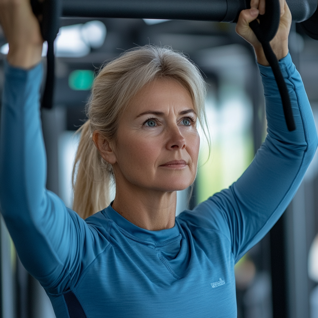 Атлети під час інтенсивного тренування в сучасному спортзалі malstenure